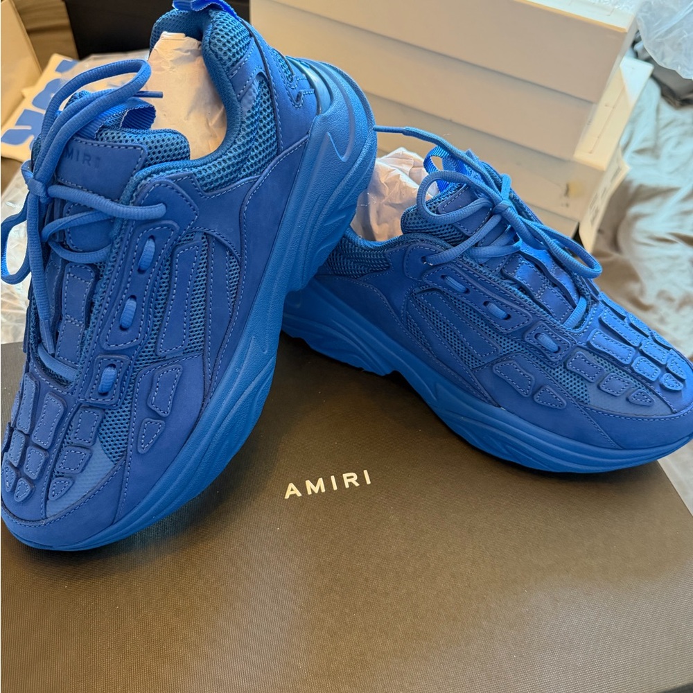 AMIRI Royal blue BRAND NEW!! Bone Runner sneaker - Picture 7 of 13